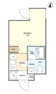 THE RESIDENCE DDI NERIMA (ザレジデンスディデ【3階】の間取り