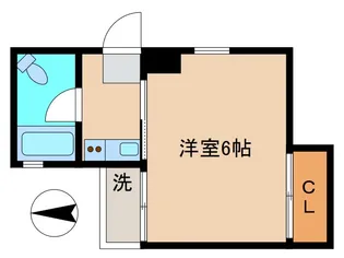Hx Nakano【6階】の間取り