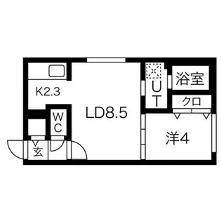 LUMIC本郷通(ルミック)【3階】の間取り