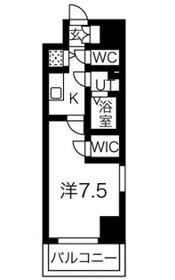 エスリード泉プライム【10階】の間取り