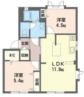 コーポラス春日【1階】の間取り