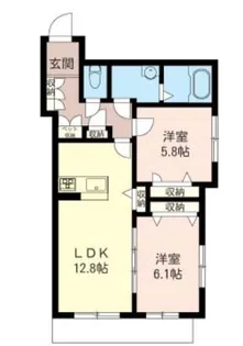 ガーデンフォレスト【SHM】【1階】の間取り