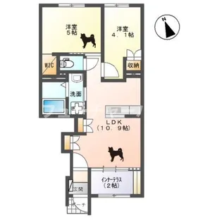 エクシード・ワン(EXCEED・ONE)【1階】の間取り