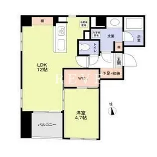 クロッキオ浅草【3階】の間取り