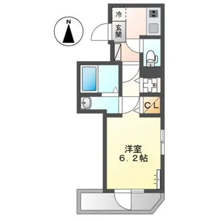 New Soleil Nakanobu【4階】の間取り