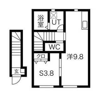 ル・メイユール尼沼C棟【2階】の間取り