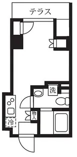 ガーデン代々木八幡【1階】の間取り