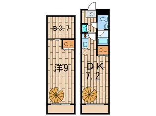 CASSIA目黒【1階】の間取り