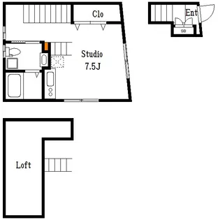 スペーシア墨田【2階】の間取り