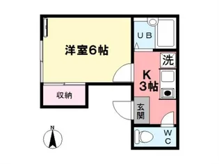 クルックス【2階】の間取り