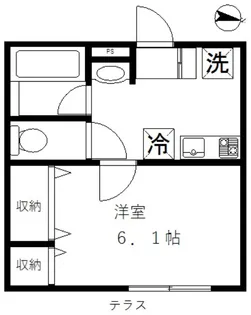 フェリーチェ・ヴィータ【1階】の間取り