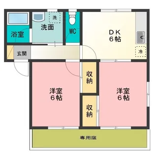 ウィングM【1階】の間取り