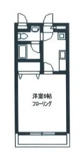 ラ・グラース厚木駅前【2階】の間取り