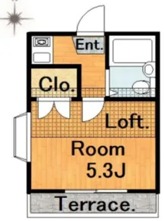 BELL FIVE【2階】の間取り