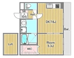 アクロス東須磨【1階】の間取り
