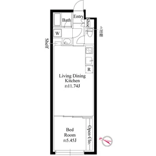 グランパセオ代々木上原【2階】の間取り