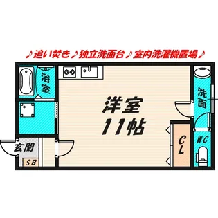 今福鶴見グリーンハイツ【2階】の間取り
