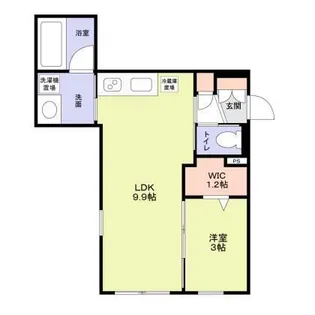 モンレーヴ本駒込【1階】の間取り