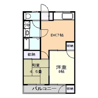 RGハイツII【2階】の間取り