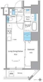 ルフォンリヴェント池袋【2階】の間取り