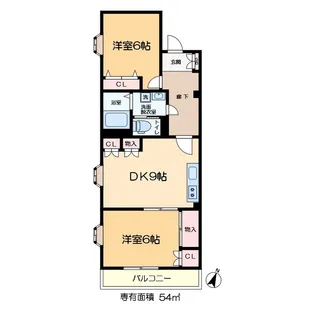 RSメゾン四季【1階】の間取り