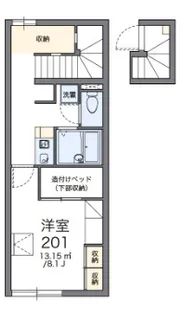 リバストンふじみ野【2階】の間取り
