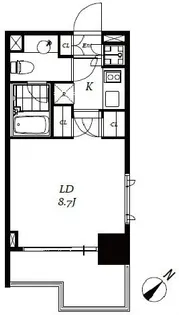 チェスターコート御茶ノ水【2階】の間取り