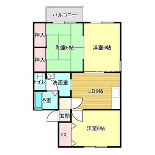 ヴィーナスV番館【1階】の間取り