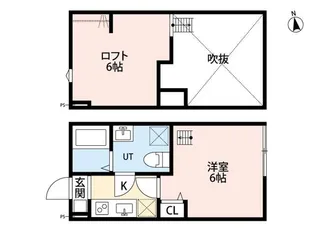 ラ・プリマベーラ【1階】の間取り