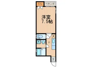 アルカス二条【4階】の間取り