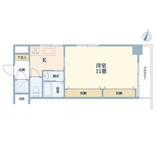 カーサ大岡山【5階】の間取り