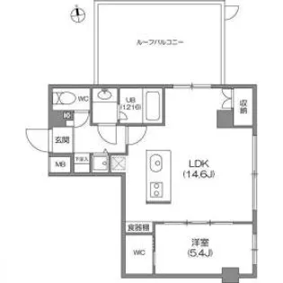 ガーラプレイス八幡山壱番館【5階】の間取り