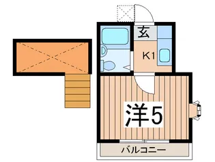 コーポコジマ【2階】の間取り