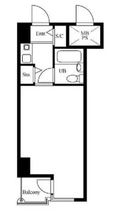 グレイス五反田【5階】の間取り