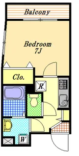 カンフォートSANKYU【4階】の間取り