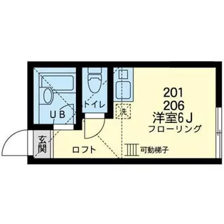 ユナイト金沢文庫マリーアンジェラ【2階】の間取り