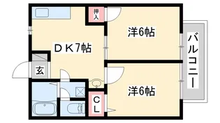 エルドミール【1階】の間取り