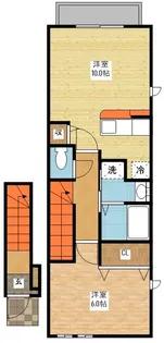 アバンダント【2階】の間取り