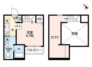 Happiness I 香椎【2階】の間取り