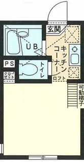 クレアーレ西横浜【1階】の間取り