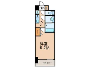 スプランディッド天王寺DUE【8階】の間取り