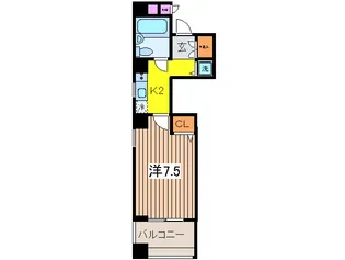 ドミ-ル日本橋【4階】の間取り