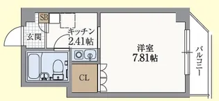 サンクラッソ阪急六甲駅前イースト【5階】の間取り