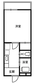 ガーデンハイツ敦賀【2階】の間取り