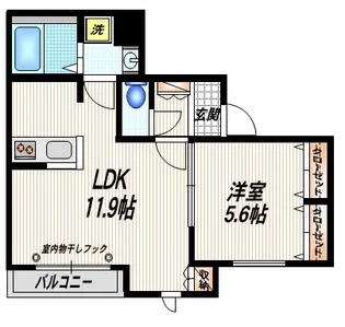 ディアコート蓮沼【3階】の間取り