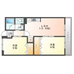 パレ守口【2階】の間取り