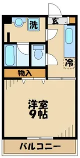 ラミアールさつき【1階】の間取り