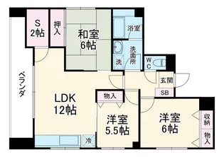 長坂ビル【3階】の間取り