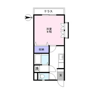 リバーフィールドV【1階】の間取り