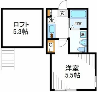 セントラルヒルズ横浜山手【2階】の間取り